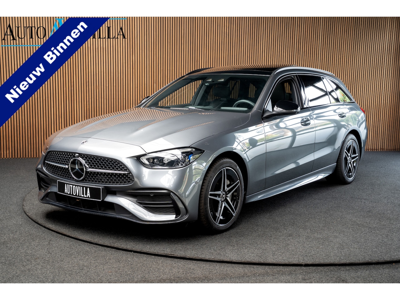 Mercedes-Benz C-klasse Estate - 300e AMG Line Leer 360° Memory seats Matrix LED Laser Navi LED Nightpack PTS Ambient Elekt - AutoWereld.nl