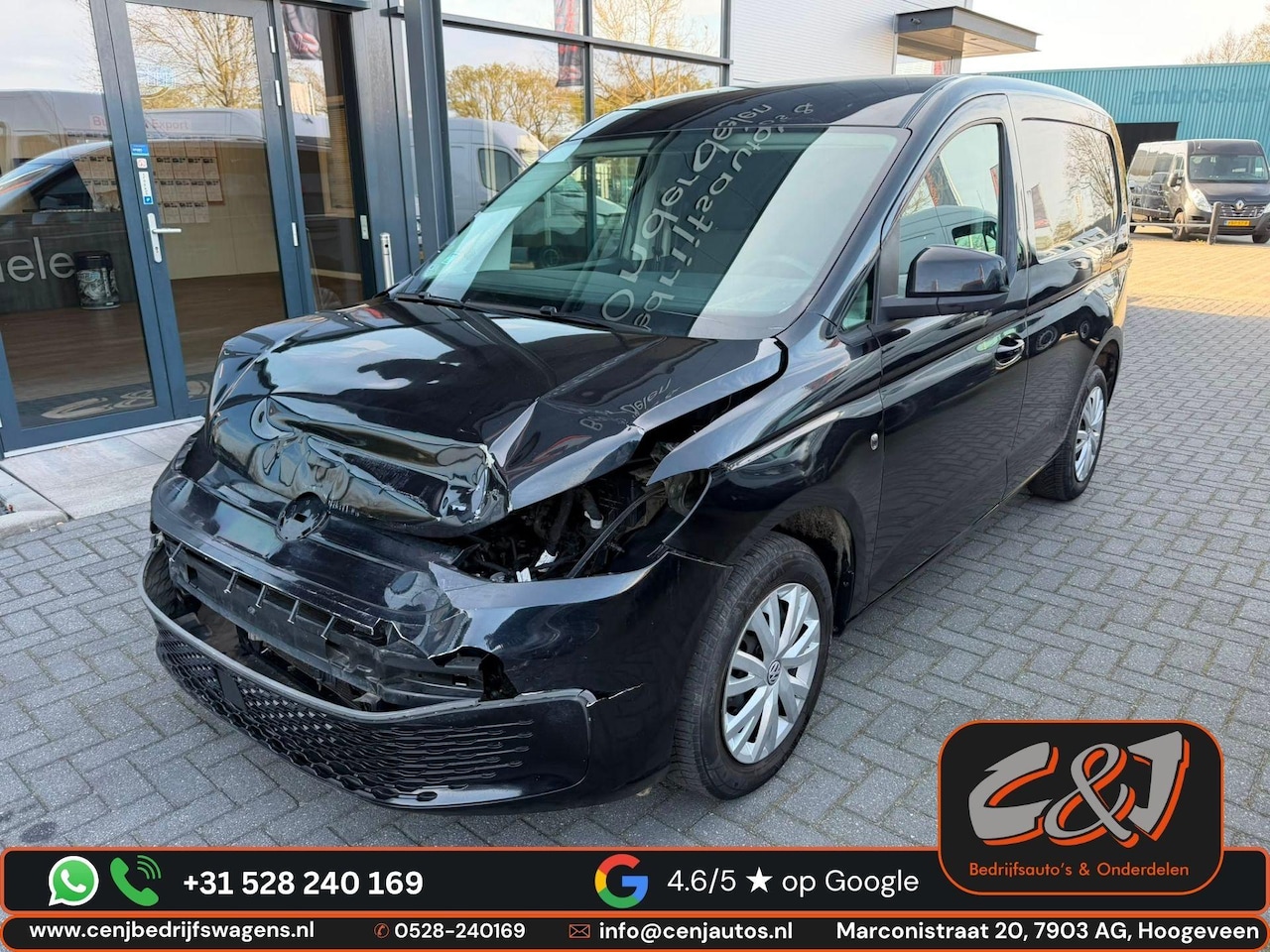 Volkswagen Caddy Cargo - 2.0 TDI voorschade, airco, cruise, BTW - AutoWereld.nl