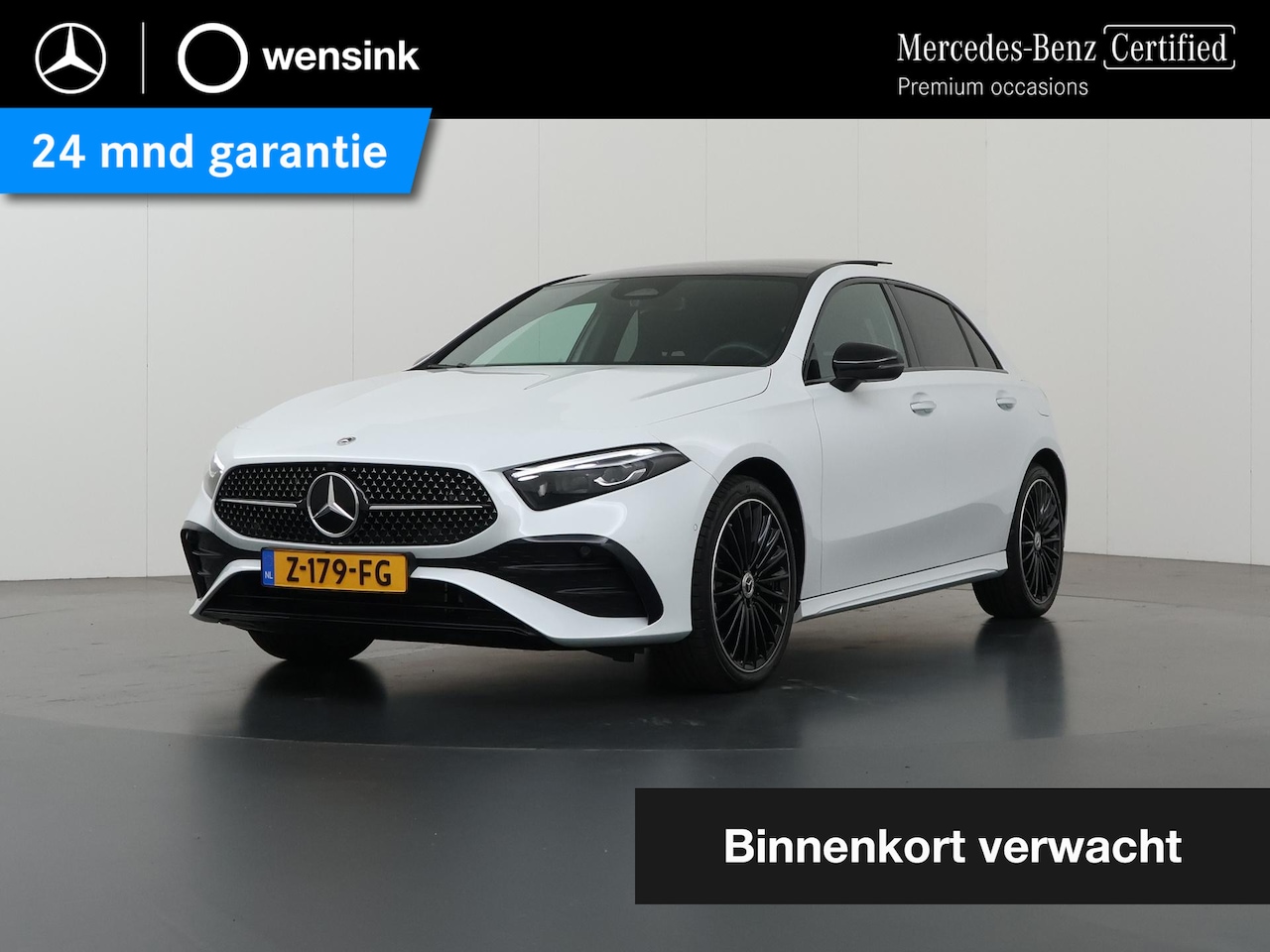 Mercedes-Benz A-klasse - 250 e AMG Line | Night | Multispaaks velgen | Panoramadak | Multibeam | Sfeerverlichting | - AutoWereld.nl
