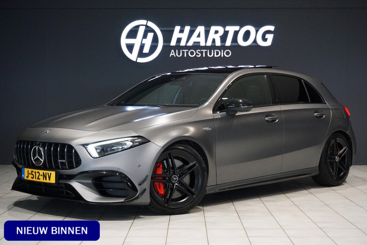 Mercedes-Benz A-klasse - AMG 45 S 4MATIC+ Edition 1 422pk + RECARO / BURMESTER / PANO / 360° / DESIGNO - AutoWereld.nl