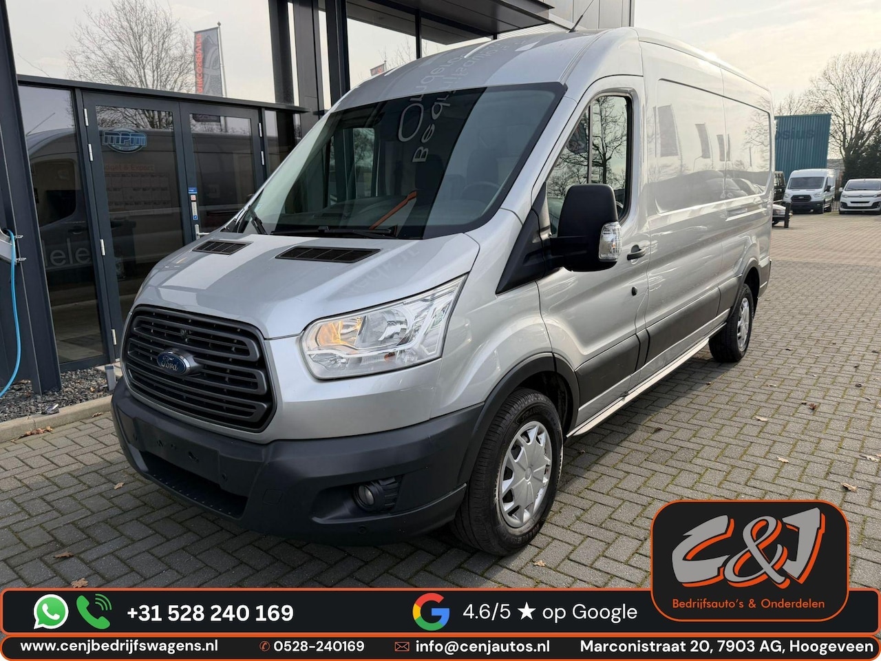 Ford Transit - 350 2.0 TDCI L3H2 Ambiente achterschade, airco, cruise - AutoWereld.nl