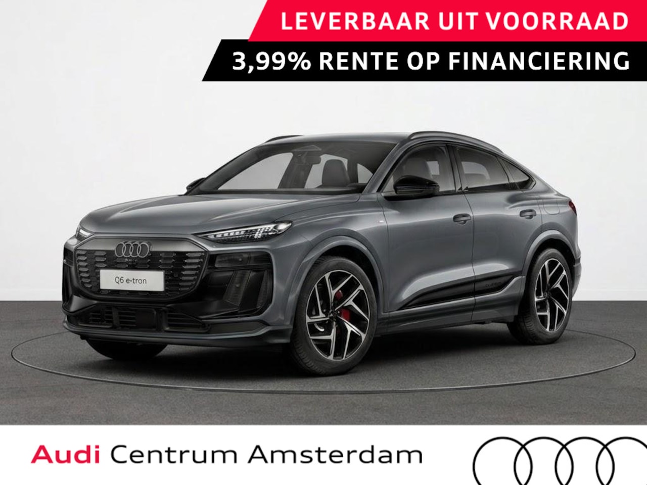 Audi Q6 Sportback e-tron - S edition 83Kwh 252 pk | Glazen panoramadak | Trekhaak, mechanisch draaibaar | Exterieurpa - AutoWereld.nl