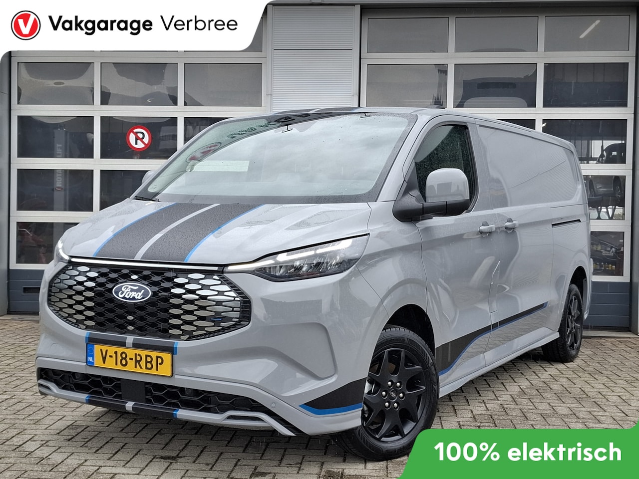Ford E-Transit Cust. - 340 L2H1 Sport 71 kWh | Android/Apple Carplay | LMV 17" | Voorstoelen/Voorruit Verwarmd | - AutoWereld.nl