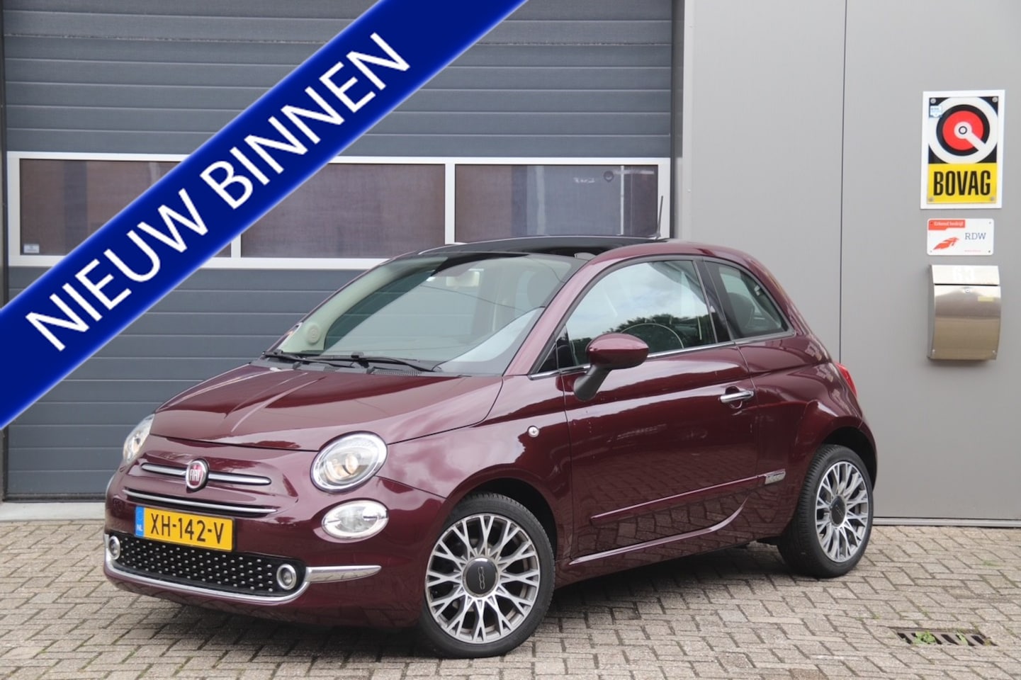 Fiat 500 - 0.9 TwinAir Turbo Collezione 0.9 TwinAir Turbo Collezione, Panoramadak, Cruise, Navi - AutoWereld.nl