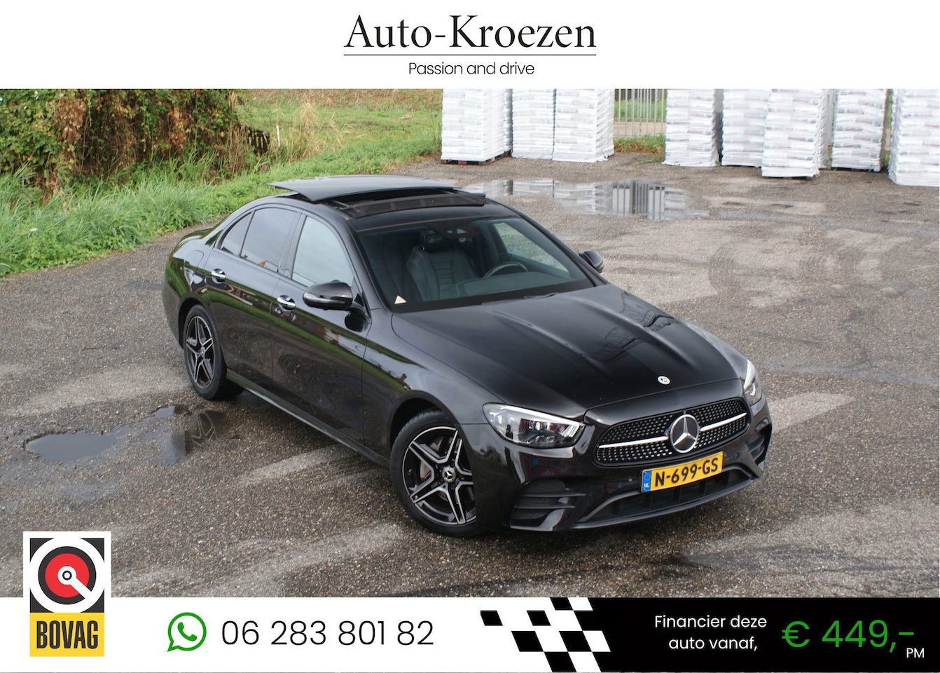 Mercedes-Benz E-klasse - 200 ///AMG Pakket | Pano | Facelift model | Burmester | 360 Camera | - AutoWereld.nl