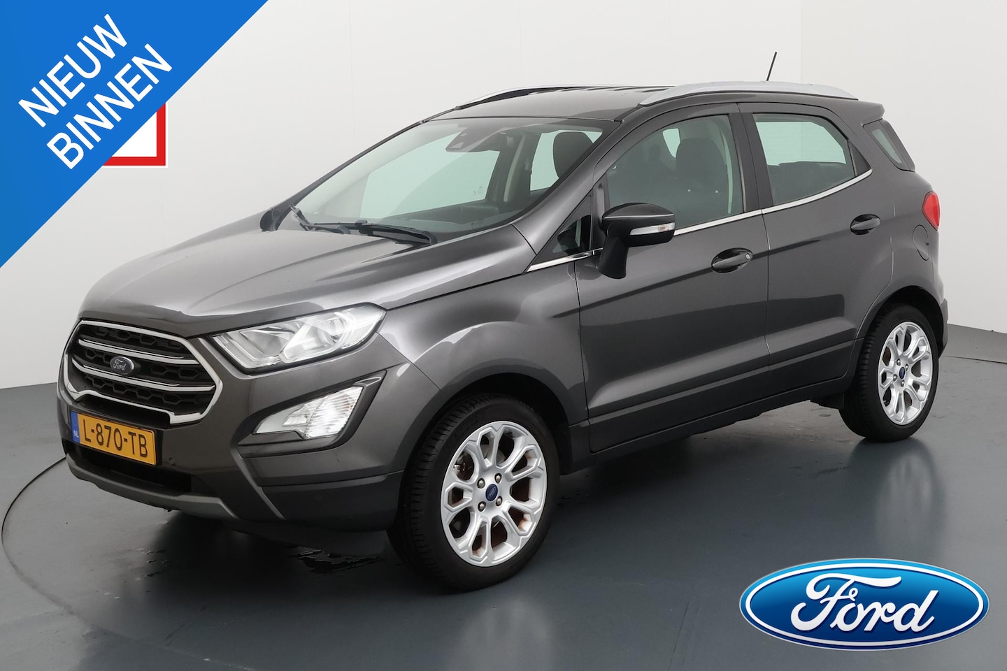 Ford EcoSport - 125pk EcoBoost Titanium-X B&O Navi Camera Winter Parking Dodehoek Keyless pack - AutoWereld.nl