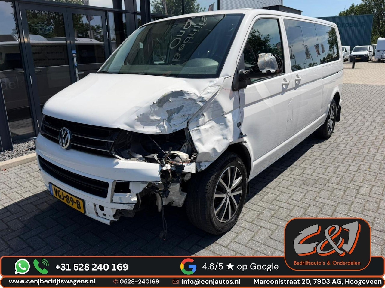 Volkswagen Transporter Caravelle - 2.0 TDI L2H1 4Motion DC Highline Caravelle l rondom schade l veel opties l pano l airco l - AutoWereld.nl