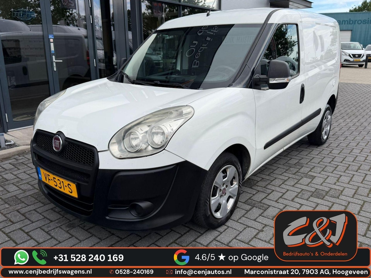 Fiat Doblò Cargo - 1.3 MultiJet Actual airco l BTW - AutoWereld.nl