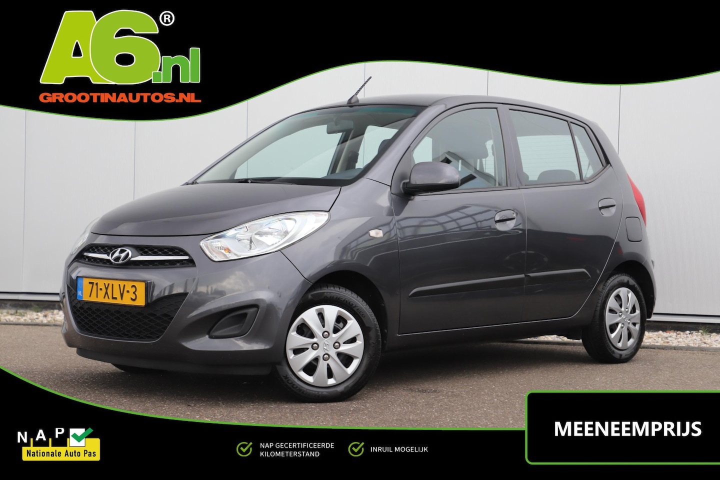 Hyundai i10 - 1.1 i-Drive Cool Radio Airco Elektrische Ramen DB Riem v.v. - AutoWereld.nl