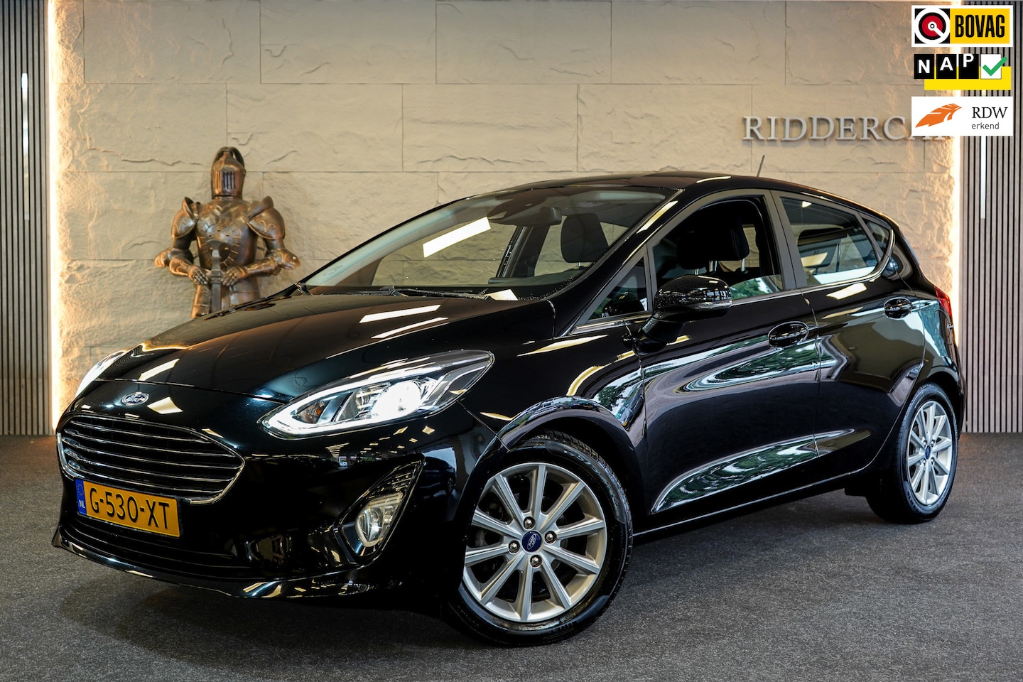 Ford Fiesta - 1.0 EcoBoost Titanium|GARANTIE|AUTOMAAT|NAP|CRUISE|PARK SENS|VELGEN - AutoWereld.nl