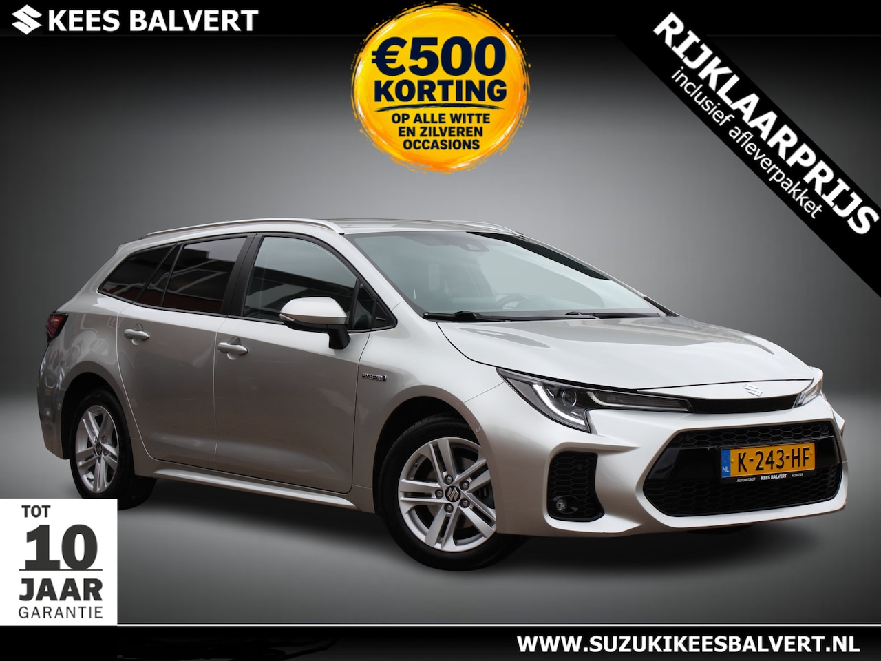 Suzuki Swace - 1.8 Style Hybrid Automaat | Keyless entry | Parkeersensoren rondom | Draadloze telefoonlad - AutoWereld.nl