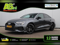Audi A3 Limousine - 30 TFSI S edition Black Pack Trekhaak Automaat Half Leder Rode Stiksels 18 inch LED Naviga