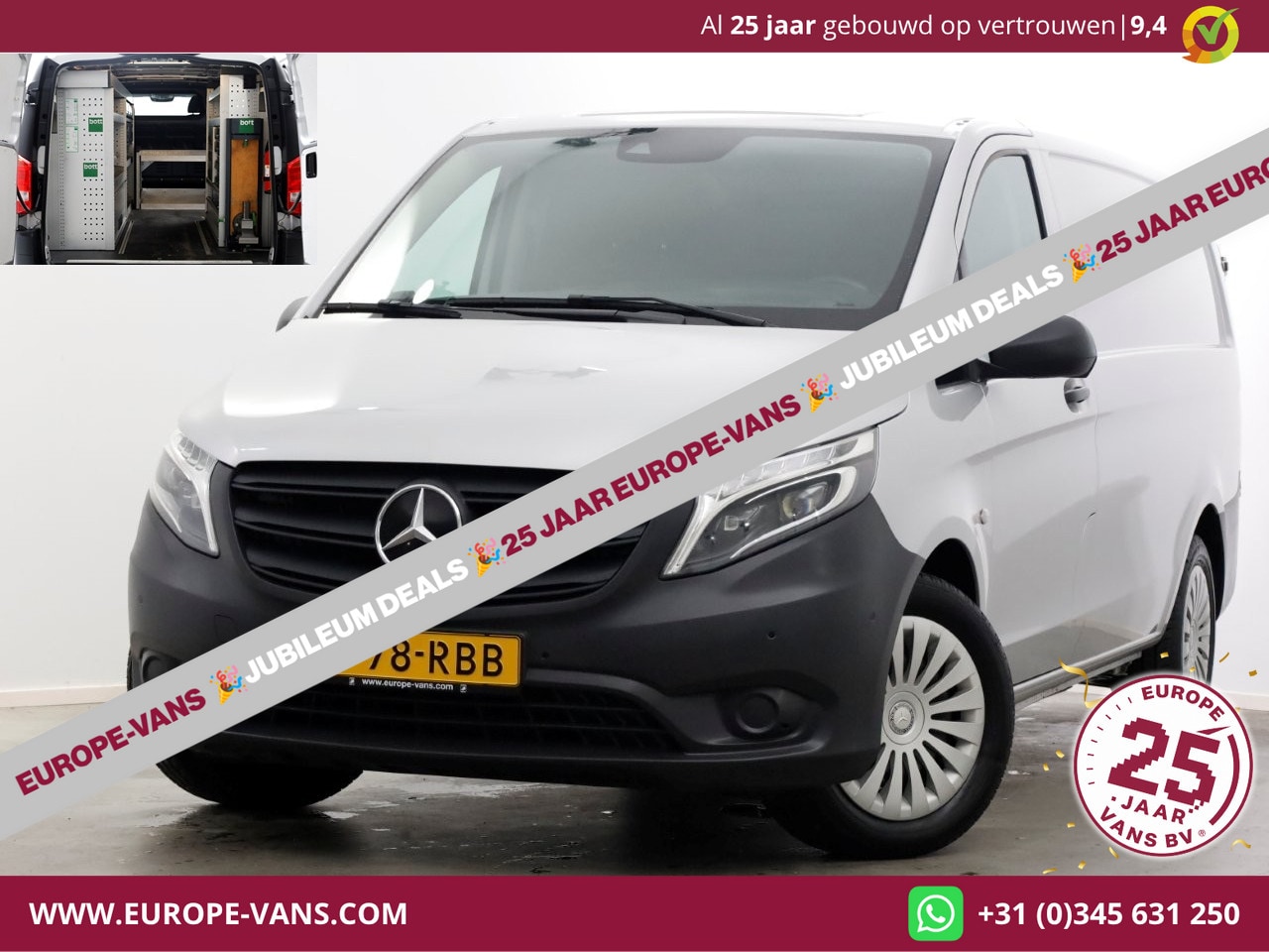 Mercedes-Benz Vito - 114 CDI Lang 9G Automaat LED/Inrichting/Navi/Camera 04-2022 - AutoWereld.nl