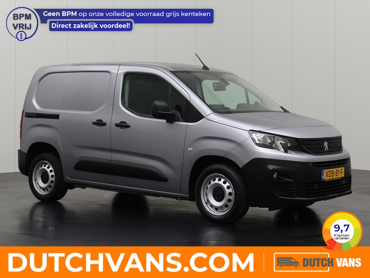 Peugeot Partner - 1.6BlueHDI 100PK Asphalt | Navigatie | Airco | Cruise | Betimmering - AutoWereld.nl
