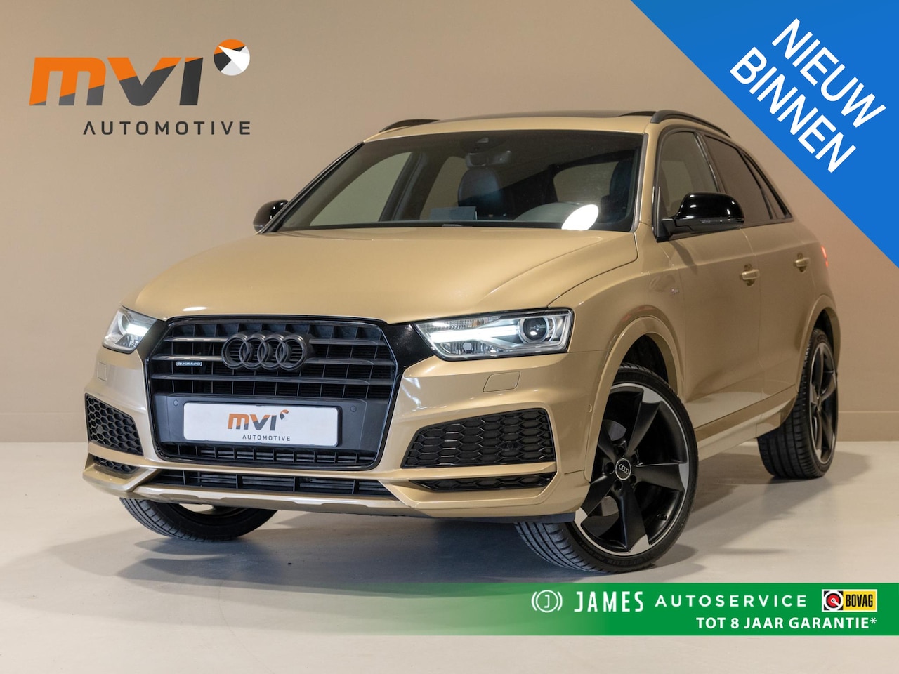 Audi Q3 - 2.0 TFSI quattro Sport 3x S-Line Edition / 220pk / Trekhaak / Panorama dak / Nappaleder / - AutoWereld.nl