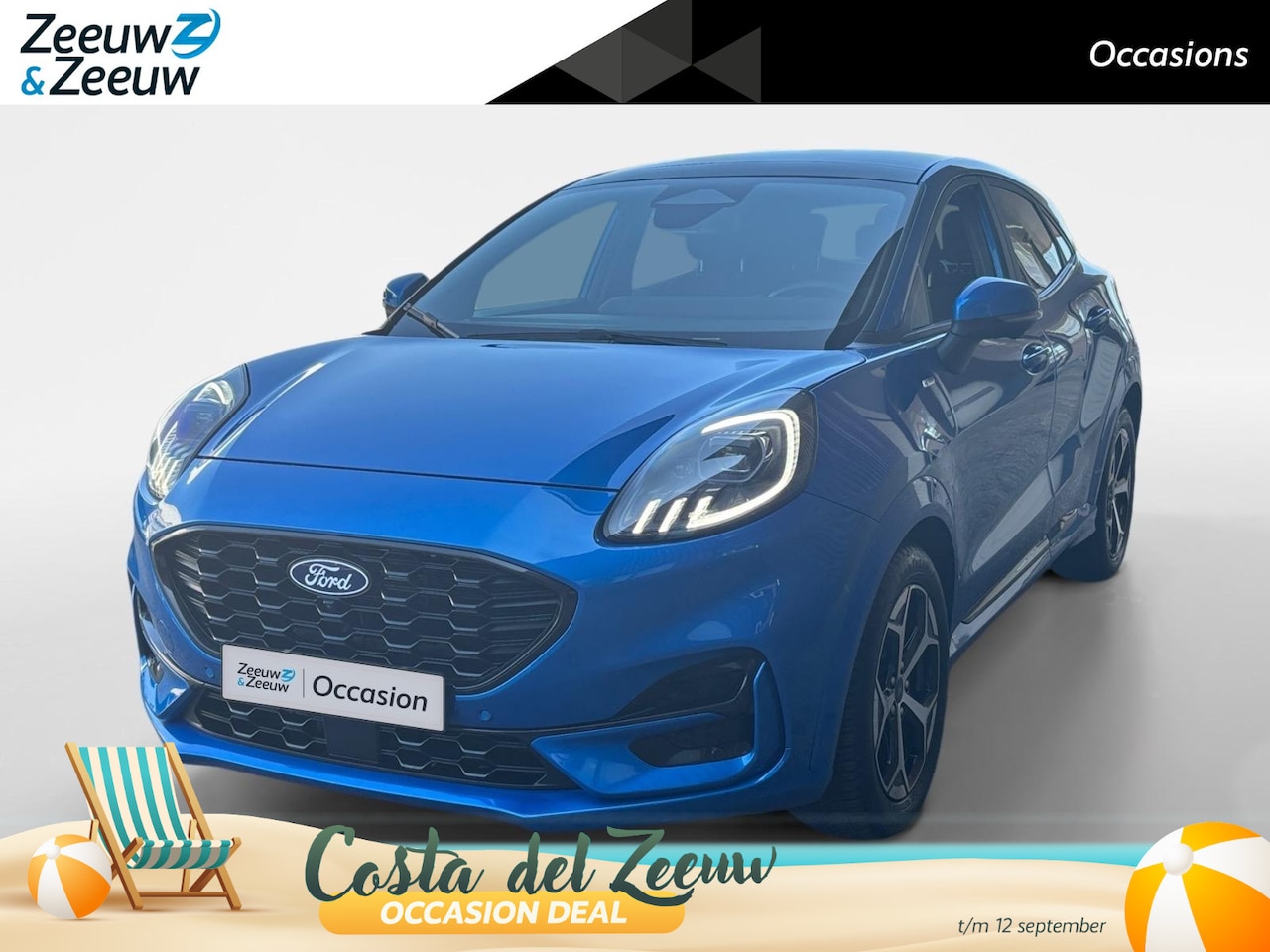 Ford Puma - 1.0 EcoBoost Hybrid ST-Line X | Panorama Dak | Elektric. Achterklep | 360 camera - AutoWereld.nl
