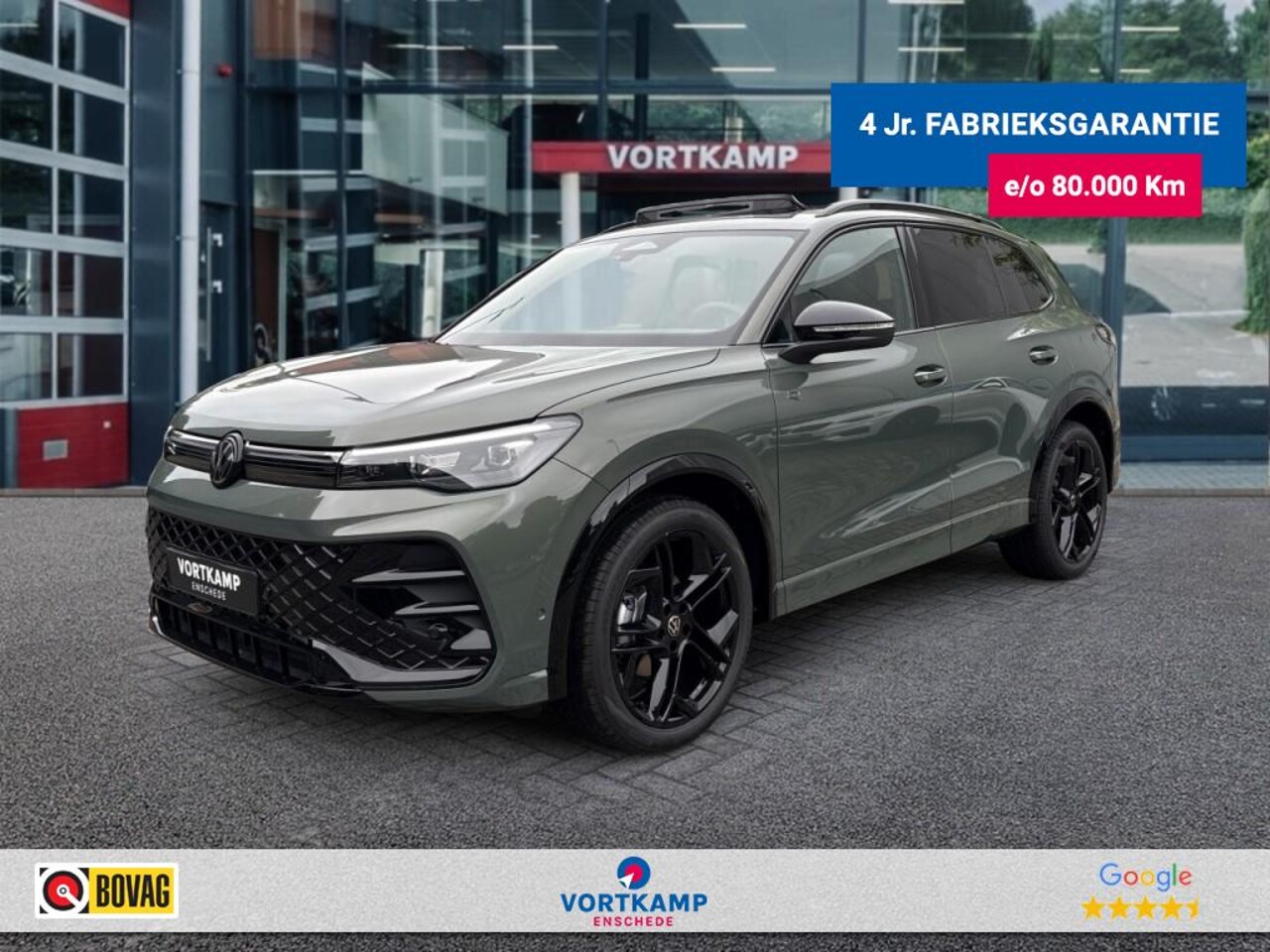 Volkswagen Tiguan - 1.5 eTSI R-LINE TREKHAAK/LEDER/PANO-DAK/CAMERA/ELEK-KLEP/ACC/HUD/MEM/STOELVERW - AutoWereld.nl