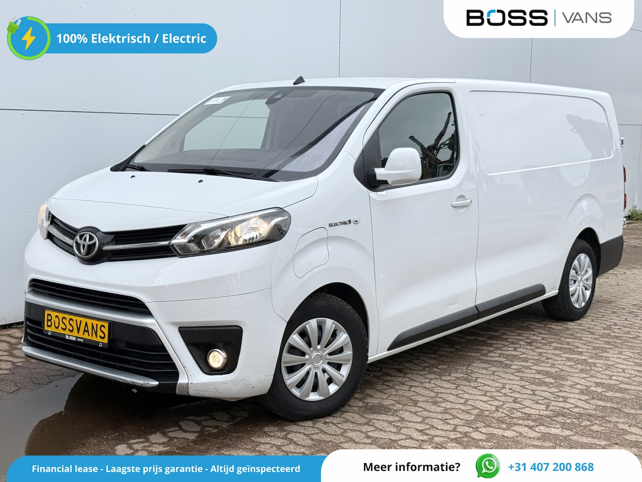 Toyota ProAce - Electric 75kWh 136PK L2 Elektrisch 93.3% (SOH) 330km WLTP Snelladen Cruise Control Climate - AutoWereld.nl