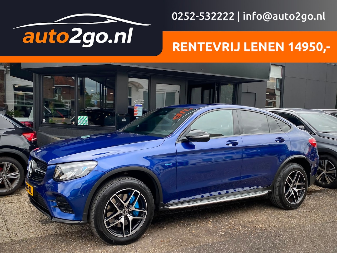 Mercedes-Benz GLC-klasse Coupé - 350e 4MATIC EDITION AMG LINE LEDER NAVI BURMEISTER SOUND SCHUIFDAK CRUISE CONTROL LMV PDC - AutoWereld.nl