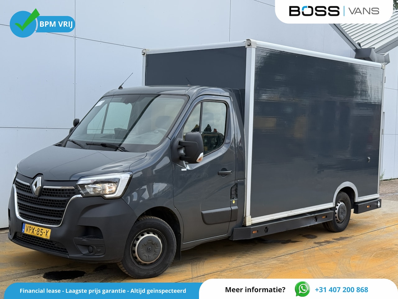 Renault Master - Plancher T35 2.3 DCI 150PK Lowliner Bakwagen Airco Cruise Control Camera Foodtruck Meubelb - AutoWereld.nl