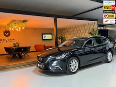 Mazda 6 Sportbreak - 2.0 SkyActiv-G 165 Skylease+|Keyless|StoelVW|Navi|Cruise|PDC|LED|17" Velgen|Rijklaar