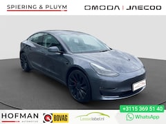 Tesla Model 3 - Performance AWD 75 kWh SOH 95% | Pano | Stoelverw |