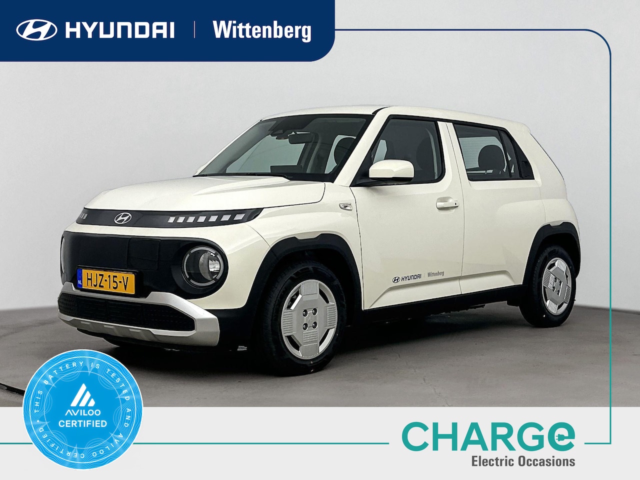 Hyundai Inster - E-Motion 49 kWh | SoH 99% | WLTP 370km | 3-Fasen | Snelladen | Bluelink app | Navigatie | - AutoWereld.nl