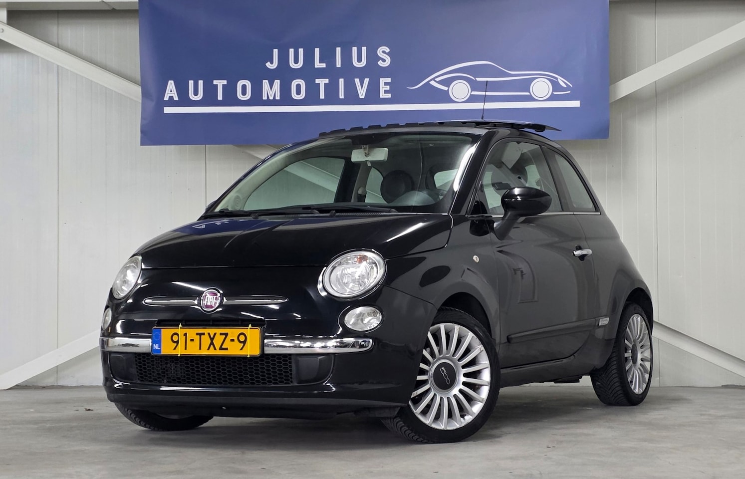 Fiat 500 - 0.9 TwinAir Lounge Schuif/Opendak Airco Nieuwe APK Garantie Mooi! - AutoWereld.nl