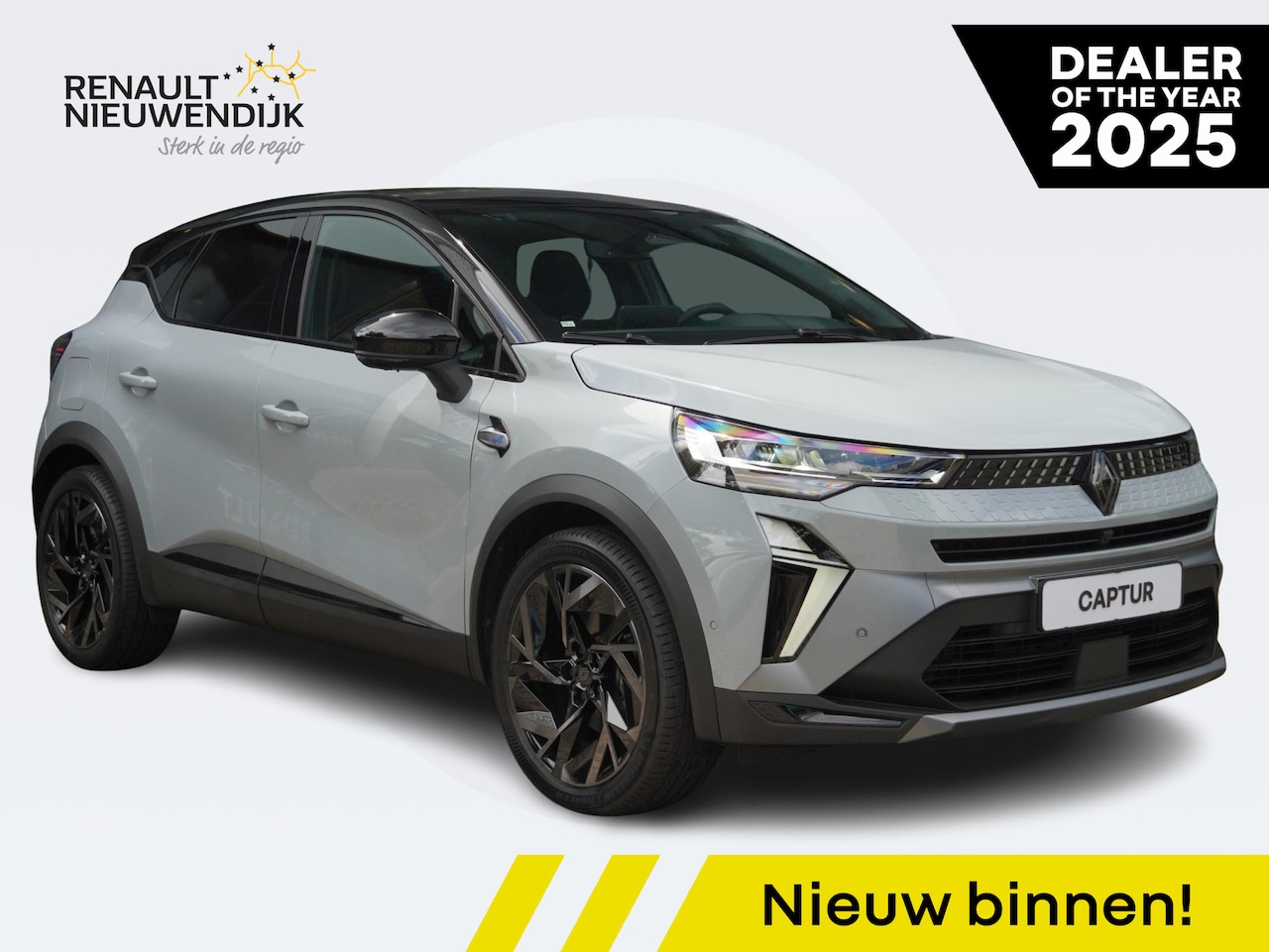 Renault Captur - 1.8 E-Tech full hybrid 160 esprit Alpine AUTOMAAT / NAVI / CAMERA 360 / PDC 360 / RESERVEW - AutoWereld.nl