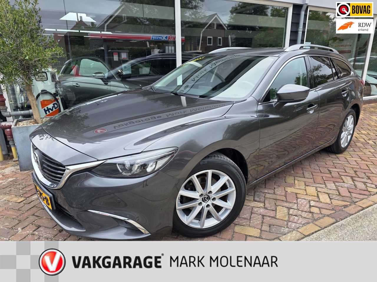 Mazda 6 Sportbreak - 2.5 SkyActiv-G 192 GT-M 2.5 SkyActiv-G 192 GT-M,automaat,trekhaak,leder - AutoWereld.nl