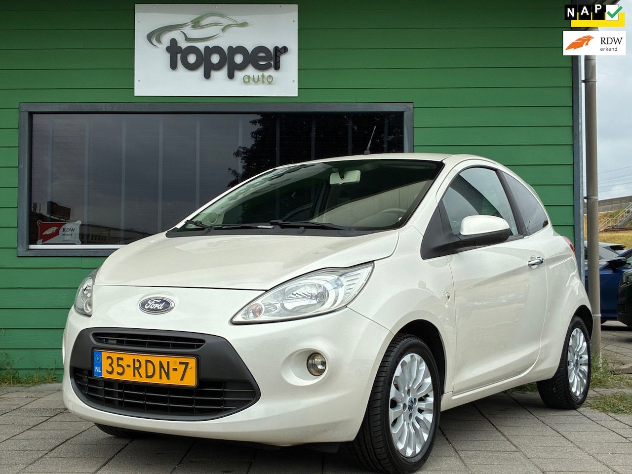 Ford Ka - 1.2 Titanium X start/stop|1e Eigenaar|Airco|Elektr.ramen|Nieuwe APK|NAP| - AutoWereld.nl