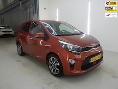 Kia Picanto - 1.0 DPi DynamicPlusLine+Ecc+Led+Breed-Navigatie+camera+cruise+Leder-Multie-stuur = SUPER
