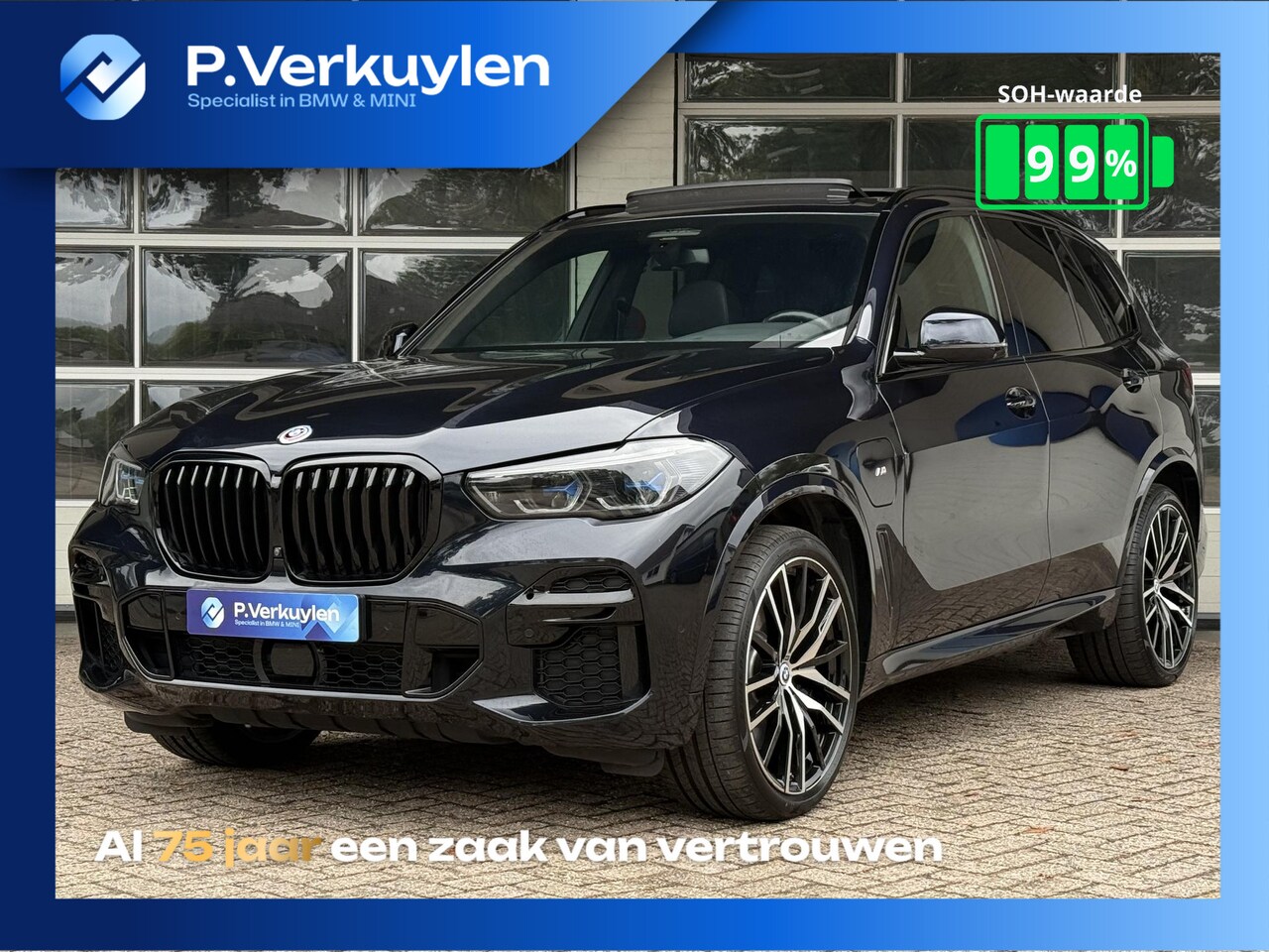 BMW X5 - xDrive45e M SPORT | SKYLOUNGE | HARMAN KARDON | COMFORT SEATS | 360 CAMERA | DRIVING PROFF - AutoWereld.nl