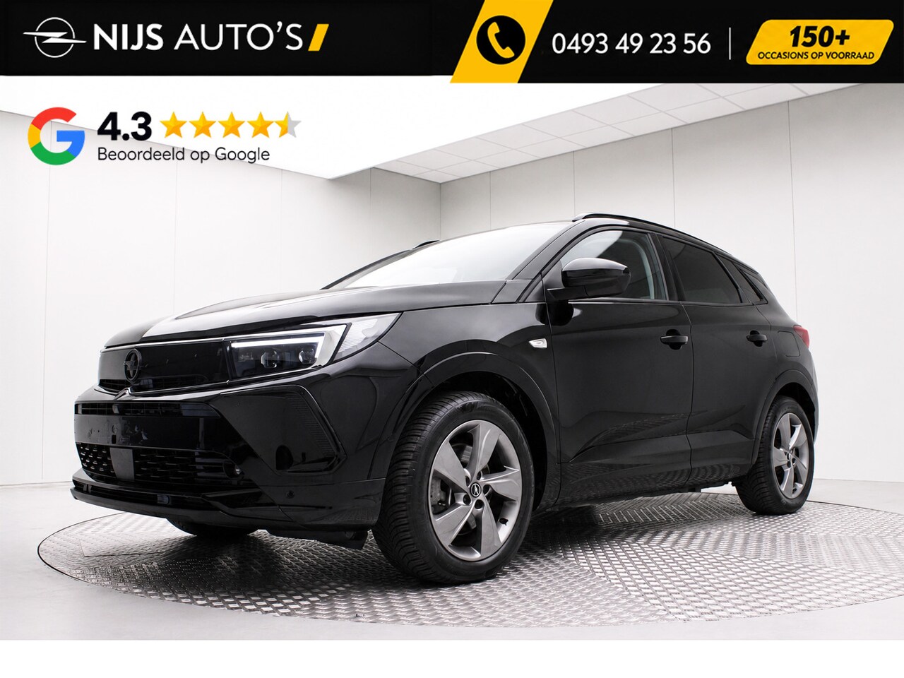 Opel Grandland - 1.6 Turbo Plug-In Hybrid 4x4 GSe | 300PK | Elektr. Achterklep / Blind Spot / Keyless / AGR - AutoWereld.nl
