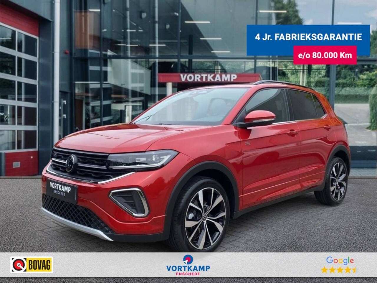 Volkswagen T-Cross - 1.0 TSI DSG R-LINE AFN.TREKHAAK/CAMERA/ACC/STOELVERW/CARPLAY - AutoWereld.nl