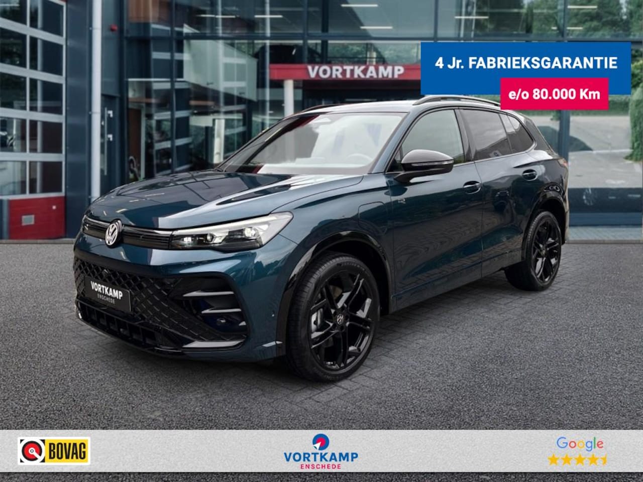 Volkswagen Tiguan - 1.5 TSI eHYBRID R-LINE TREKHAAK/360CAM/ELEK-KLEP/ACC/HUD/STOEL+STUURVERW - AutoWereld.nl