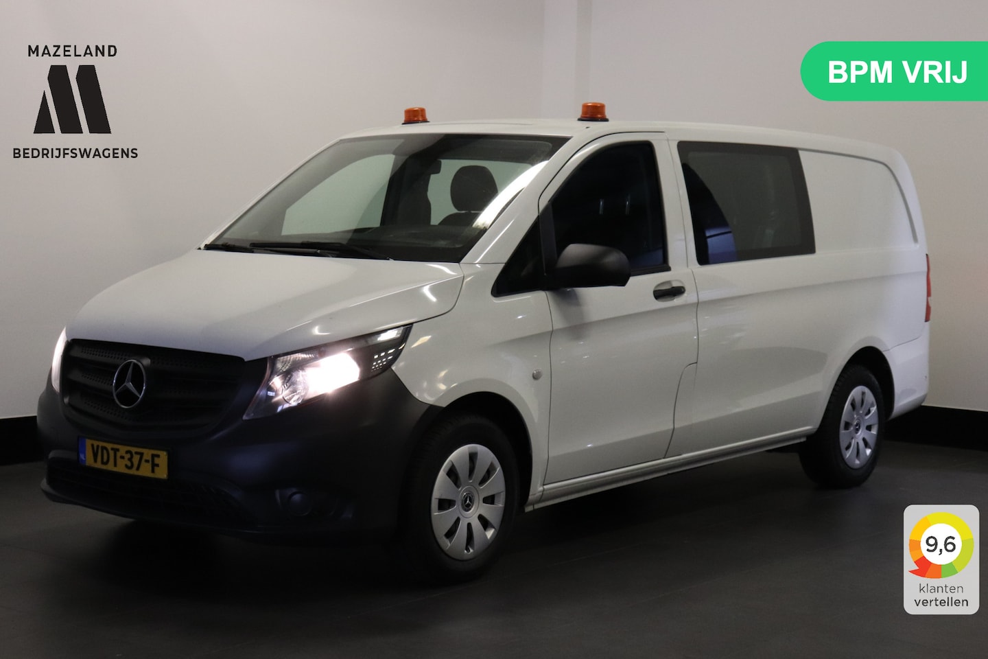 Mercedes-Benz Vito - 114 CDI Lang Automaat Dubbele Cabine EURO 6 - Airco - Navi - €19.900,- Excl. - AutoWereld.nl