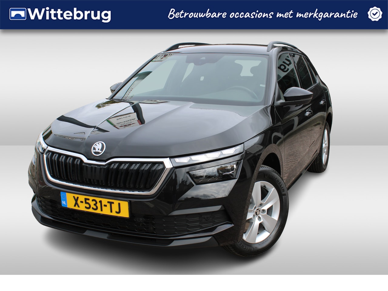 Skoda Kamiq - 1.0 TSI 110pk Sport Business DSG Automaat / Navigatie / LM 16 inch / Full LED / Camera / P - AutoWereld.nl
