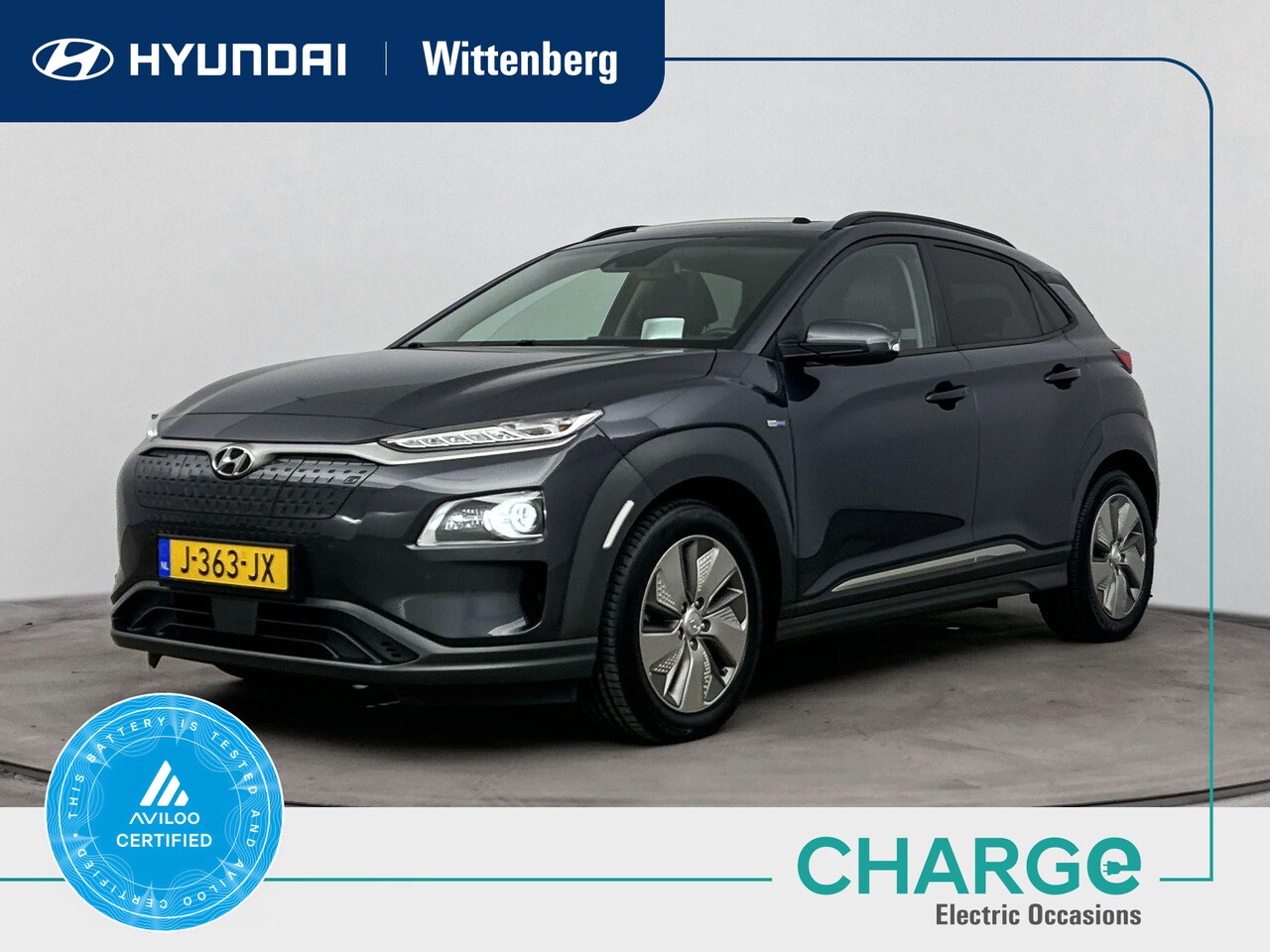 Hyundai Kona Electric - EV Premium Sky 64 kWh | SoH 94,8% | WLTP 484km | Schuifdak | Warmtepomp | Leer | Stoel + s - AutoWereld.nl