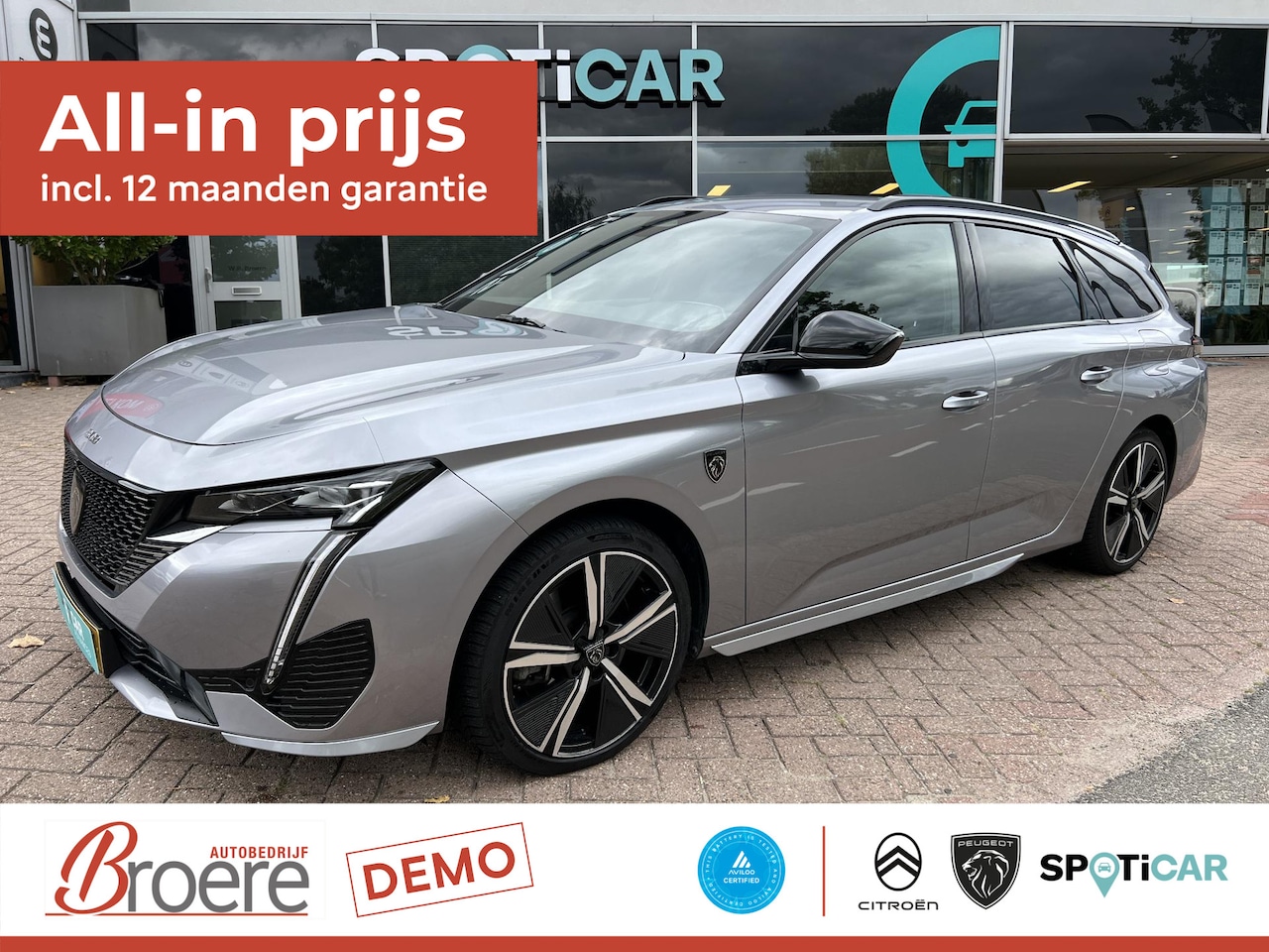 Peugeot 308 SW - 1.6 HYbrid 225pk e-EAT8 GT Adaptive cruise control - AutoWereld.nl