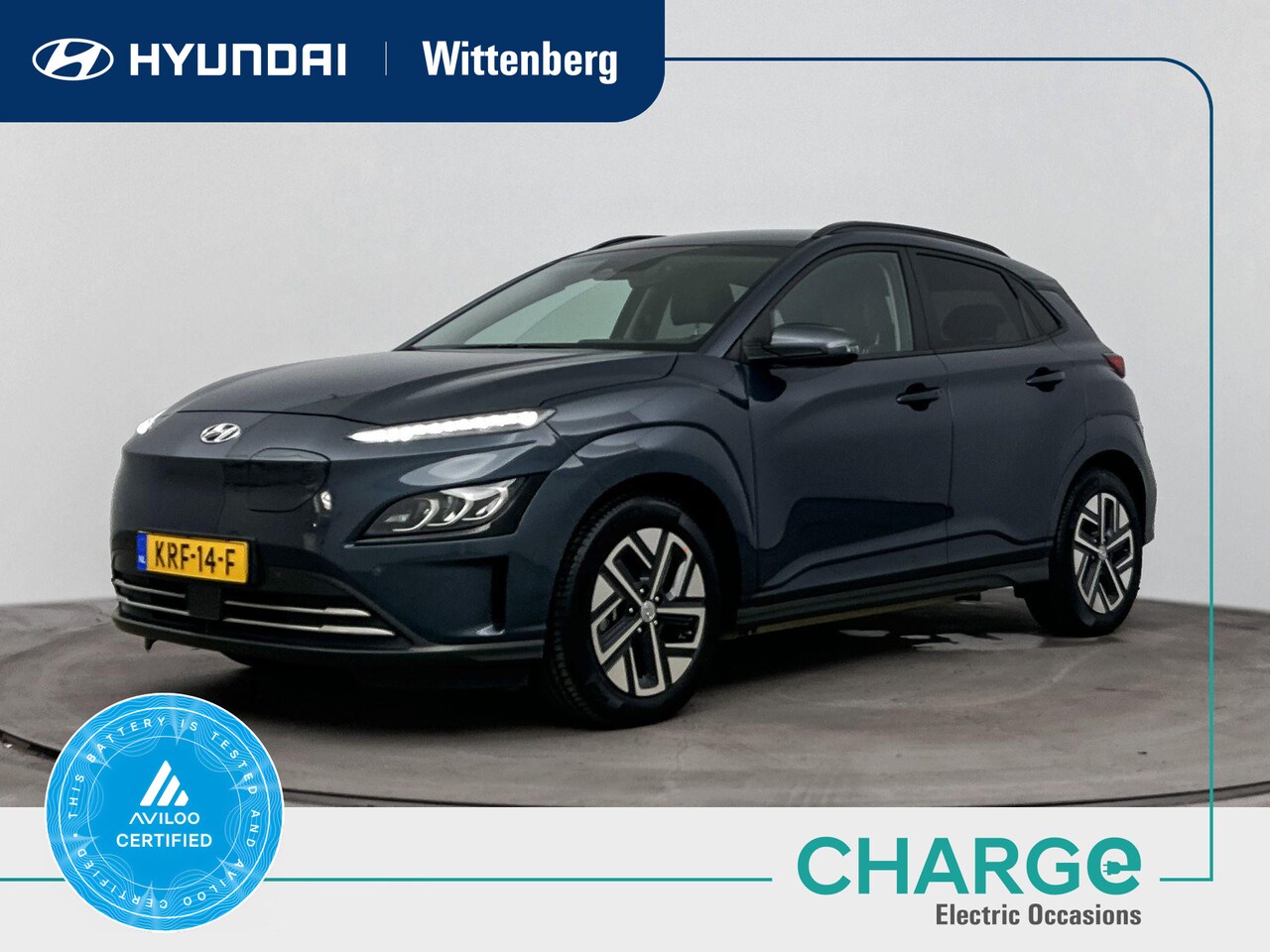 Hyundai Kona Electric - EV Premium Edition 64 kWh | 3-fasen | SOH 97.8% | Climate Controle | Leder | Stoel + Stuur - AutoWereld.nl