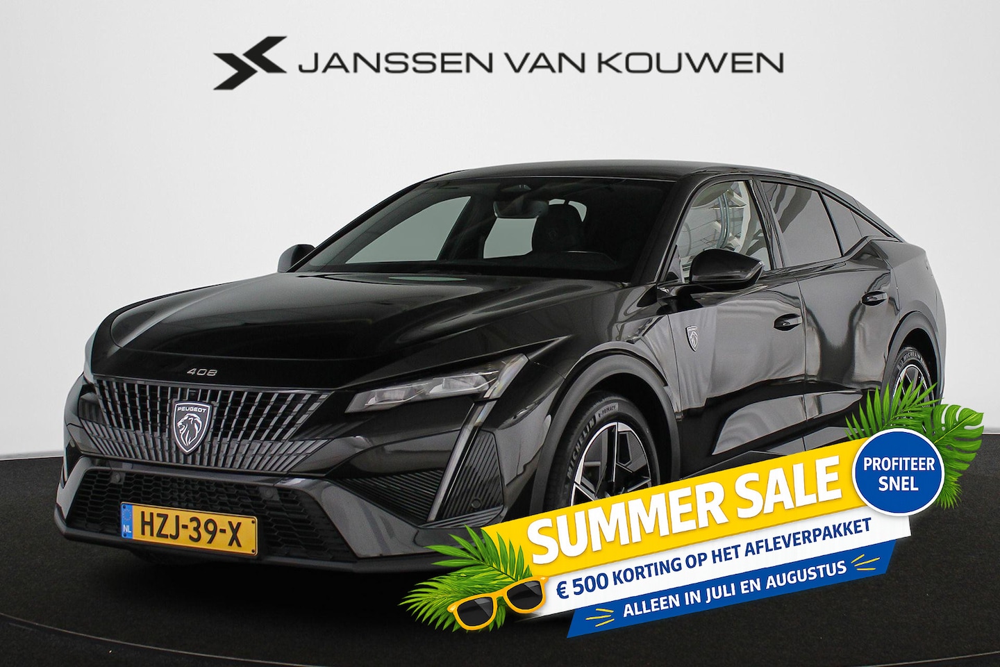 Peugeot 408 - 1.2 Hybrid 145 e-DCS6 GT Achteruitrijcamera Apple CarPlay - AutoWereld.nl