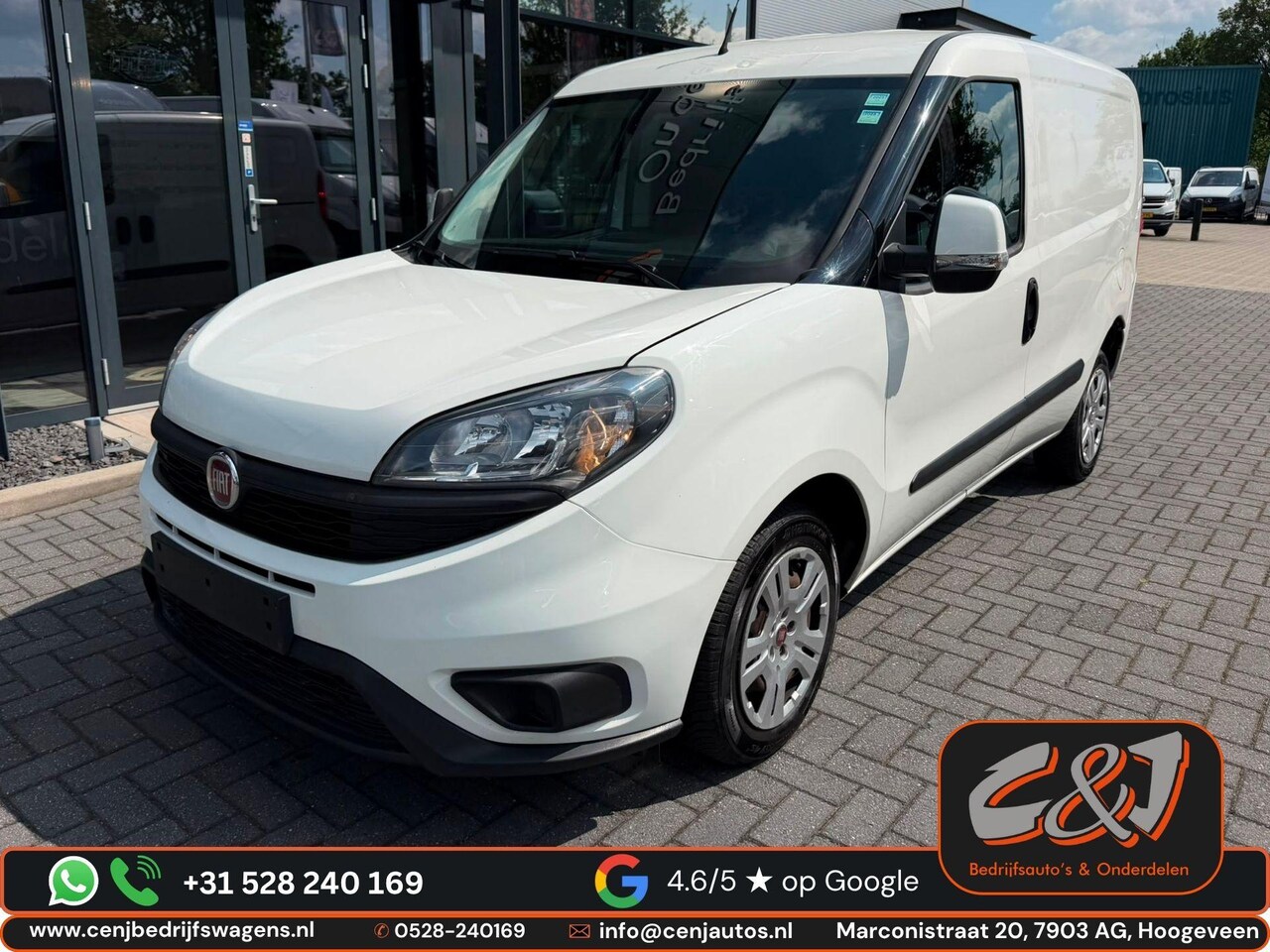 Fiat Doblò Cargo - 1.6 MJ L1H1 S Trekking schade, airco, cruise, navi, MARGE - AutoWereld.nl