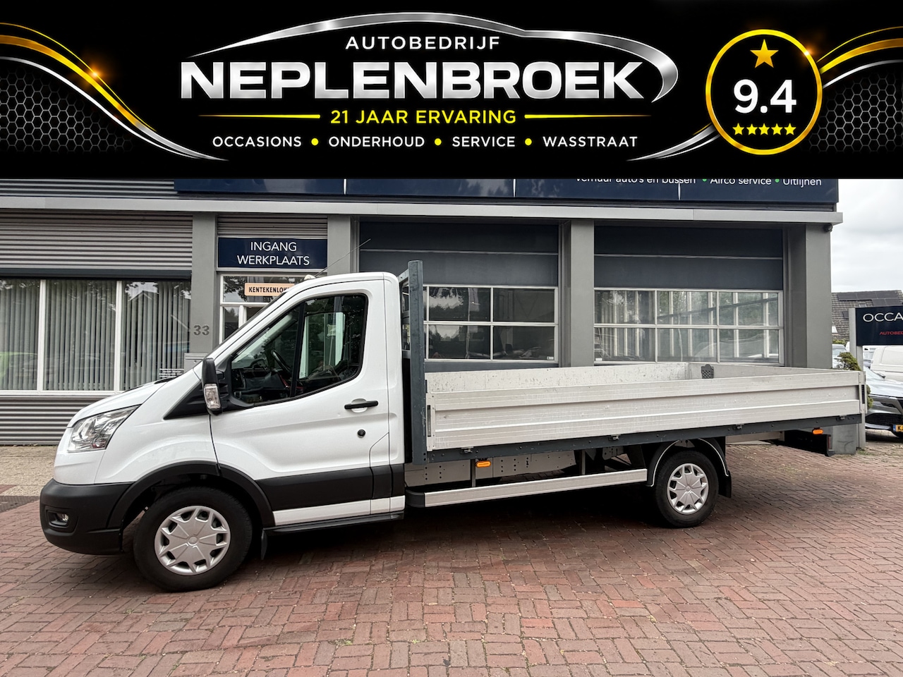 Ford Transit - 350 2.0 TDCI L5H1 Trend Skeletal Bj 2021 Km 64.000 Grote laadbak - AutoWereld.nl