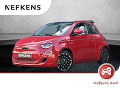 Fiat 500 C - La Prima 42 kWh Cabrio | Navigatie | Leer | Stoelverwarming | Achteruitrijcamera | 17'' LM