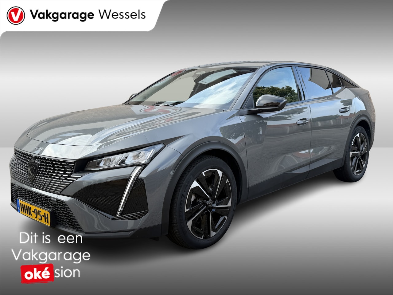 Peugeot 408 - 1.2 Hybrid Automaat Allure | Camera | 19" LM | Clima | Selenium Grey | - AutoWereld.nl