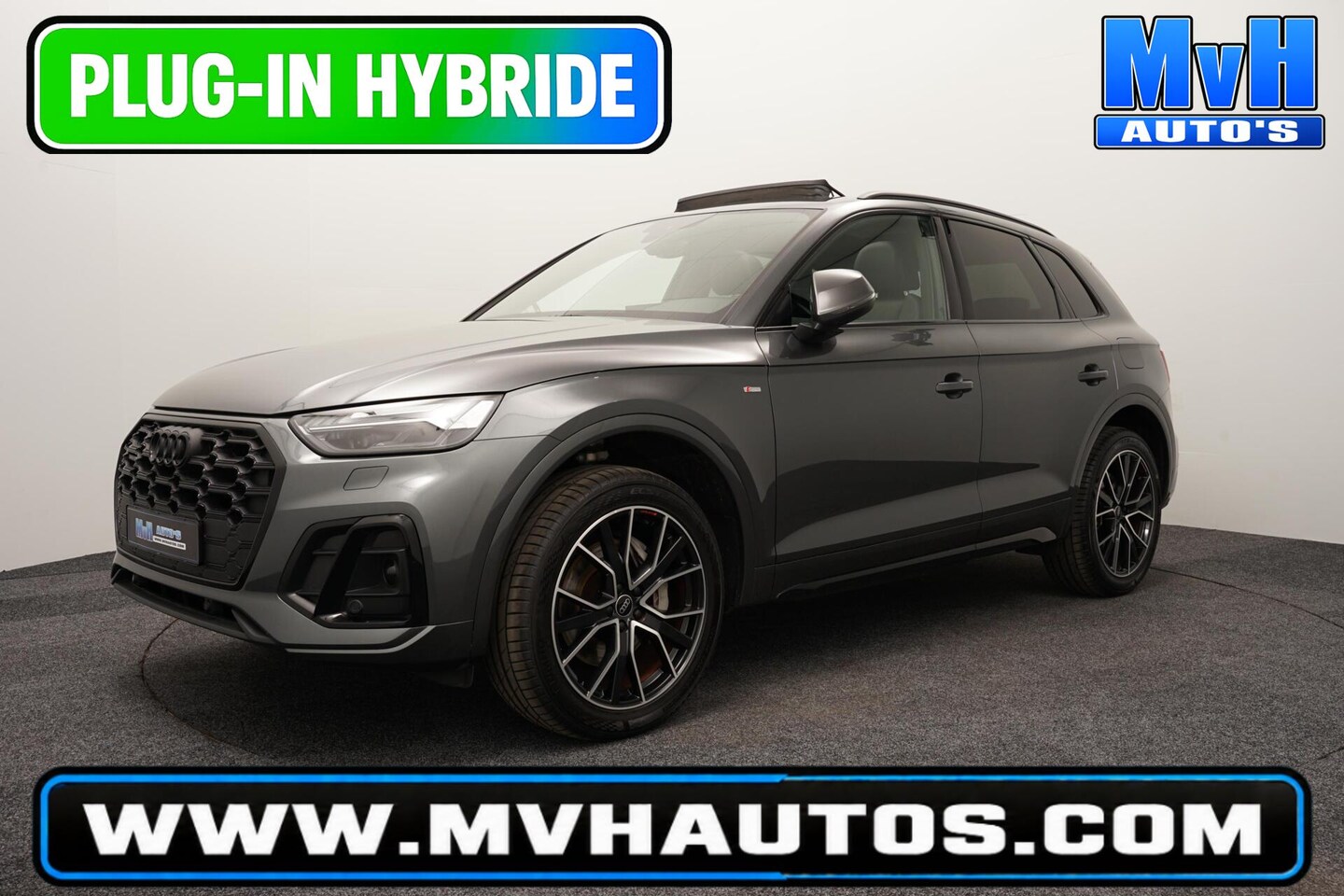 Audi Q5 - 50 TFSI e S Ed. PHEV|Quattro|300PK|PANO|MATRIX|SOH95% - AutoWereld.nl