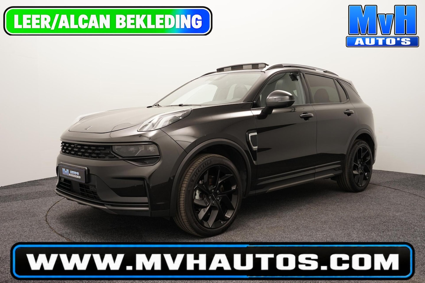 Lynk & Co 01 - 1.5 PHEV|FULL BL XL|LEER/ALCANT|ZW.HEMEL|SOH96% - AutoWereld.nl