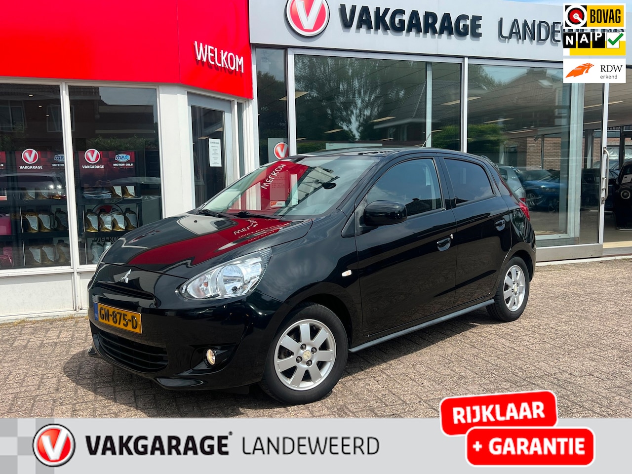 Mitsubishi Space Star - 1.0 Bright 1.0 Bright, airco, rijklaar! - AutoWereld.nl