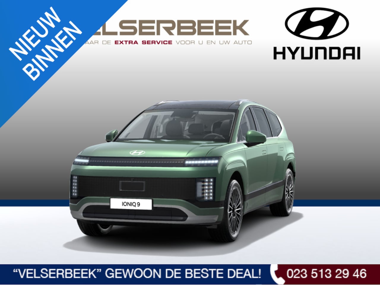Hyundai IONIQ 9 - Lounge AWD+ 7p. 110.3 kWh Lounge AWD 7p. 110.3 kWh - AutoWereld.nl
